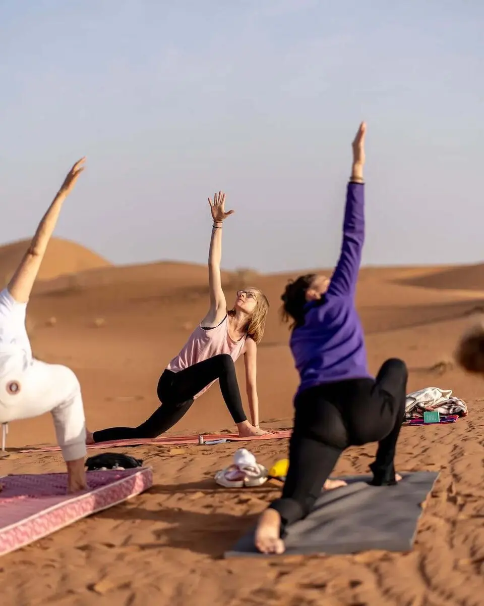 Yoga and wellness retreat on the dunes of Mhamid